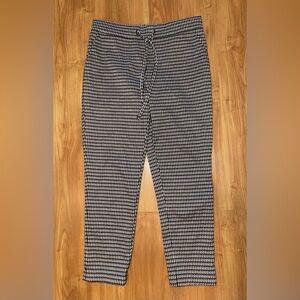 Black and White Houndstooth Pants